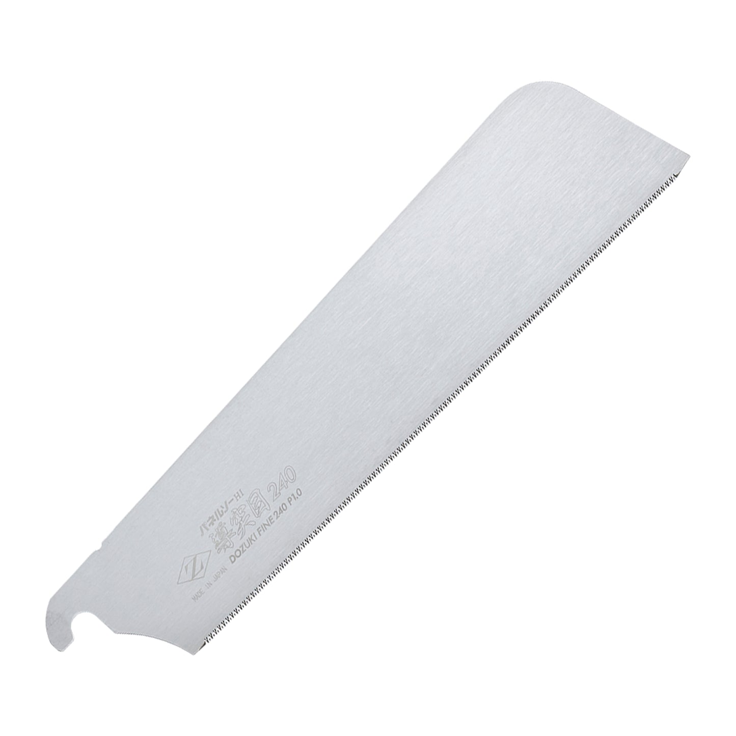 Replacement blades for the Zetsaw Fine 240 Dozuki-nokogiri Japanese Saws. Shown on a white background.
