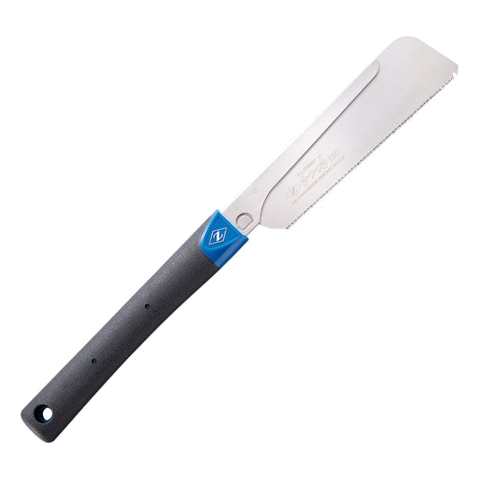 The Zetsaw Piercing H-150 Dozuki-nokogiri Japanese Saw. Shown with a plastic handle and on a white background.