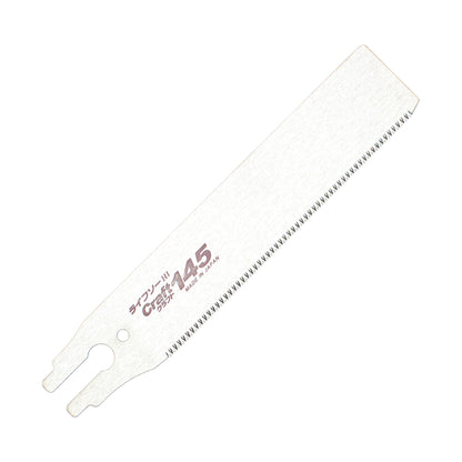 Replacement blades for the Zetsaw Flush S-145 Kugihiki-nokogiri Japanese Saw. Shown on a white background.