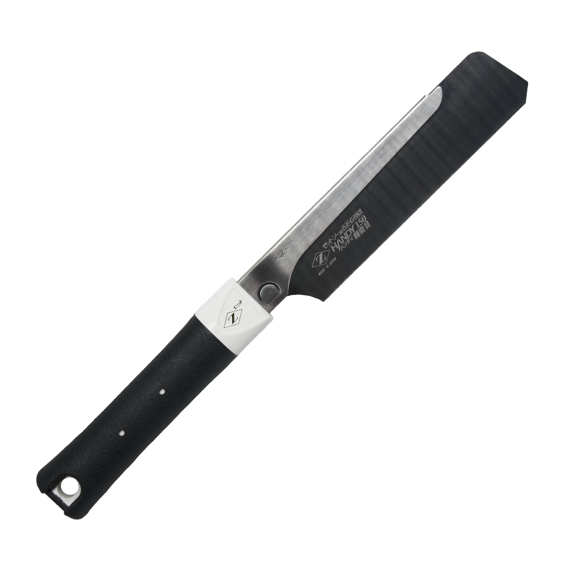 The Zetsaw Handy150 Fine Craft Dozuki-nokogiri Japanese Saw. Shown on a white background.