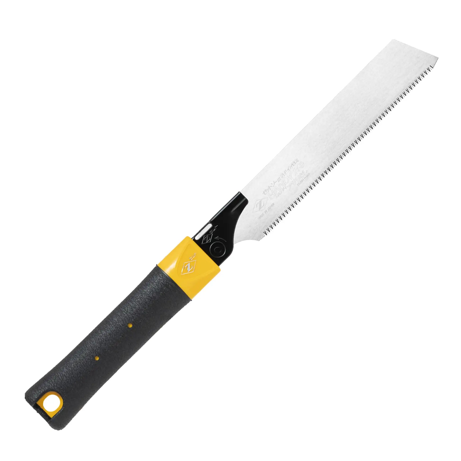The Zetsaw Handy160 Flush kugihiki-nokogiri Japanese Saw. Shown on a white background.