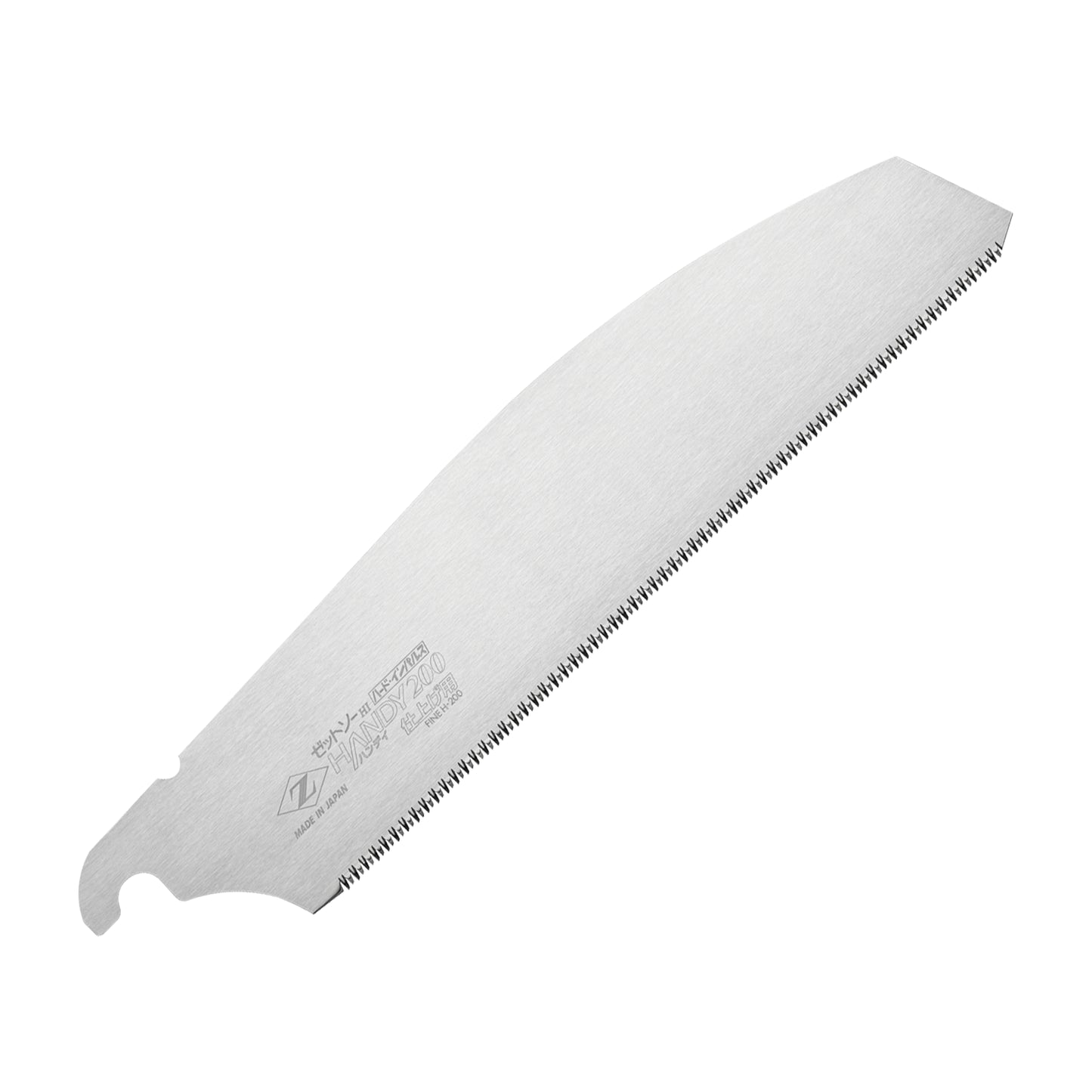 Replacement Blades for the Zetsaw Handy200 Fine Anahiki-nokogiri Folding Japanese Saw. Shown on a white background.