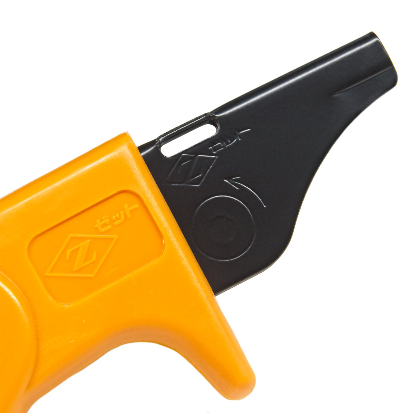 A close-up of the Zetsaw Pistol H-126 Yellow Handle. Shown on a white background.