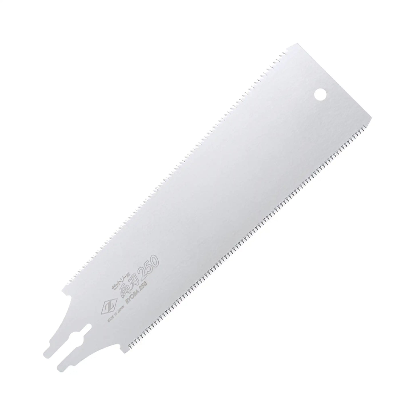 Replacement blades for the Zetsaw Ryoba 250 Ryoba-noko Japanese Saws. Shown on a white background.