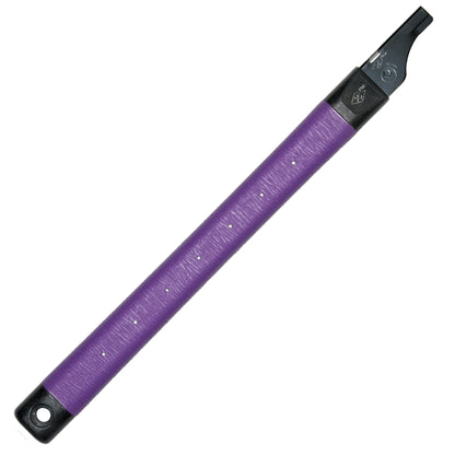 The Zetsaw Straight H-330 Purple Handle. Shown on a white background.