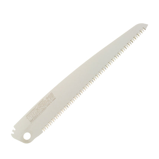 Replacement blades for the Zetsaw TUCK-IN 210 Coarse Japanese Saws. Shown on a white background.