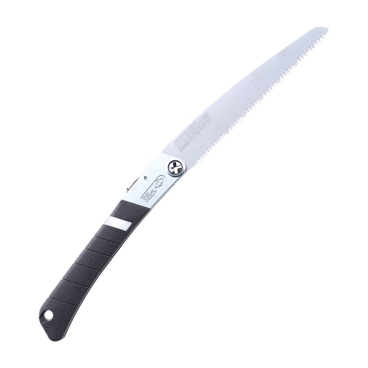 The Zetsaw TUCK-IN 210 Fine Folding Japanese Saw. Shown unfolded and on a white background.