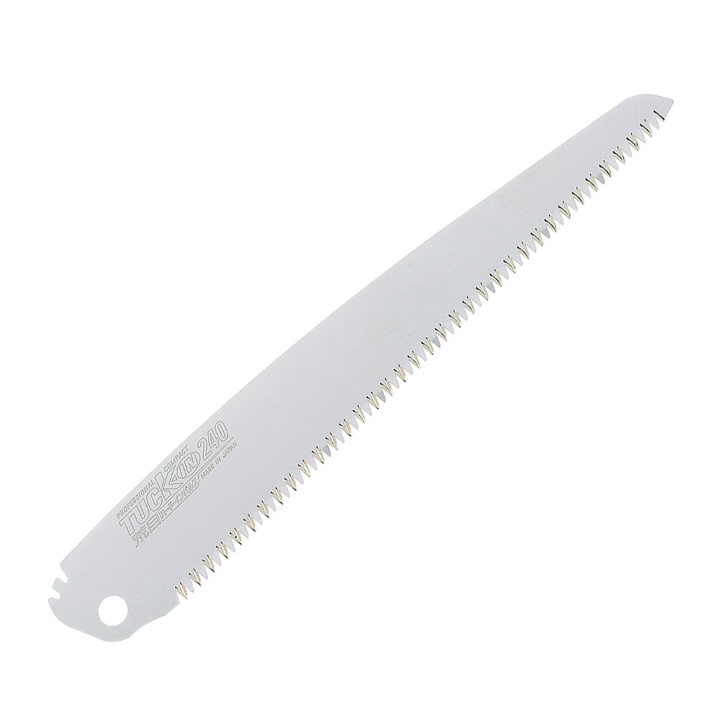 The Zetsaw TUCK-IN 240 Coarse Japanese Saw replacement blade. Shown on a white background.