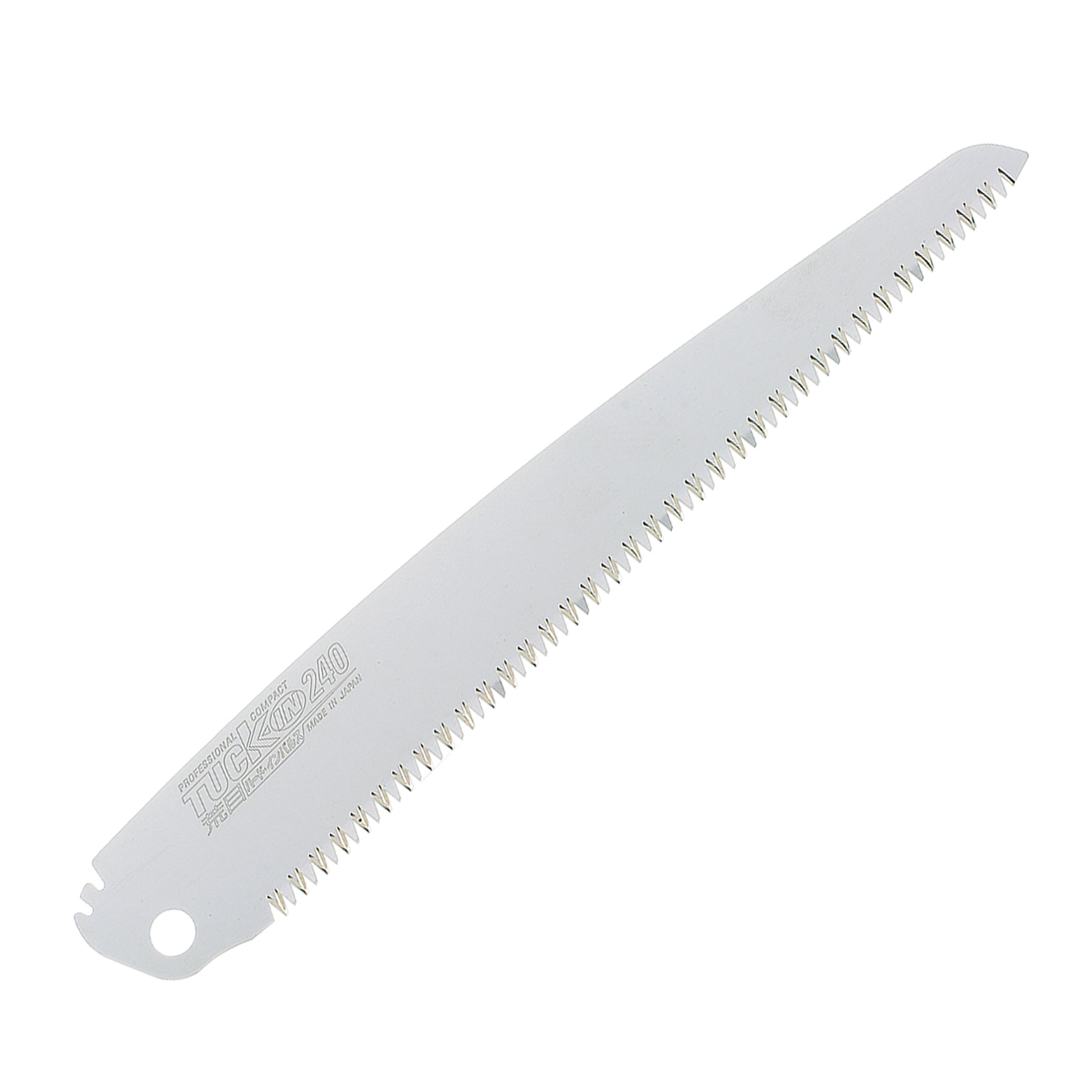 The Zetsaw TUCK-IN 240 Coarse Japanese Saw replacement blade. Shown on a white background.