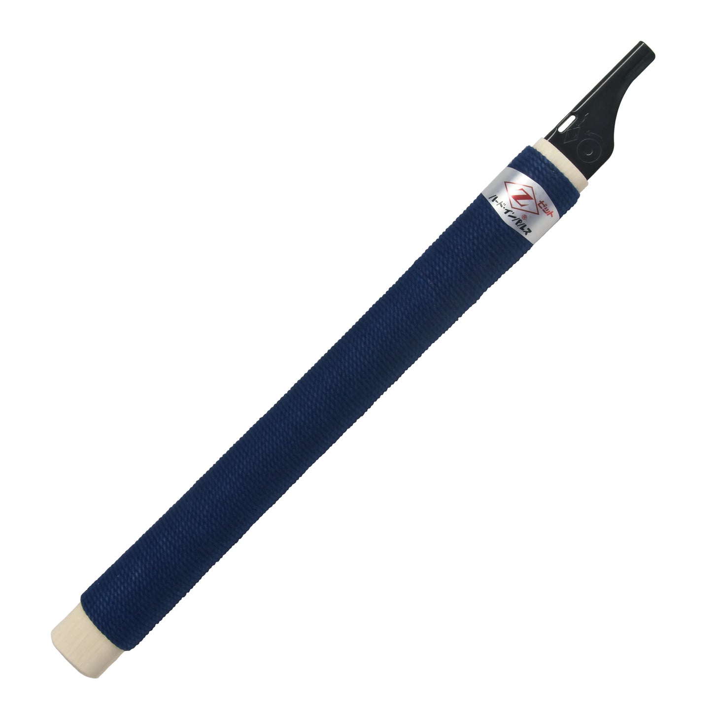 The blue thread wrapped handle included with the Zetsaw Universal H-265 Limited Edition Japanese Saw Set. Shown on a white background.