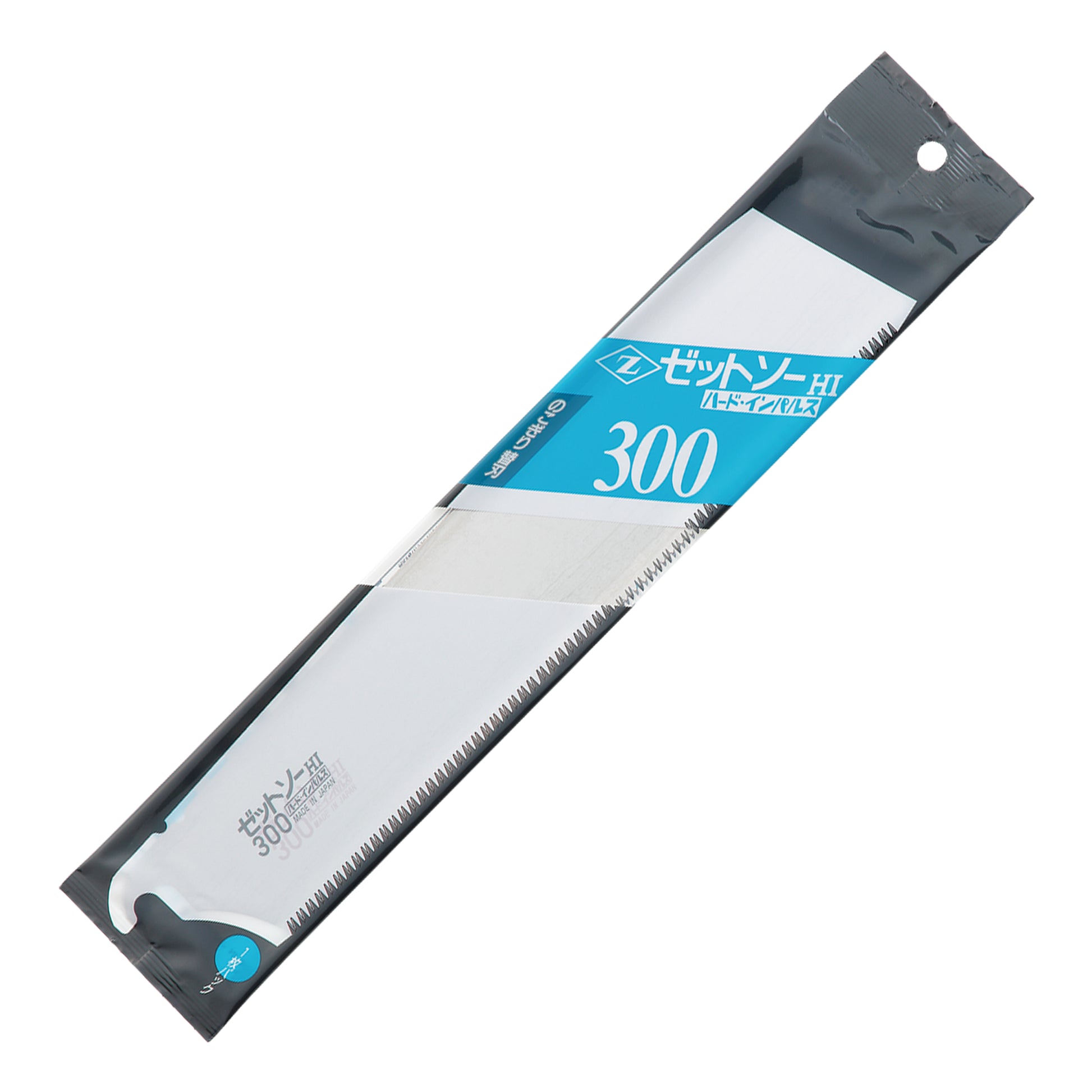 Replacement Blades for the Zetsaw Universal H-300 Anahiki-nokogiri Japanese Saw. Shown in retail packaging and on a white background.